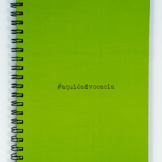 Caderno #aquiéadvocacia Verde 102 Folhas