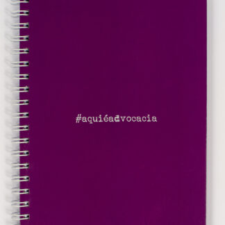 Caderno #aquiéadvocacia Roxo 102 Folhas
