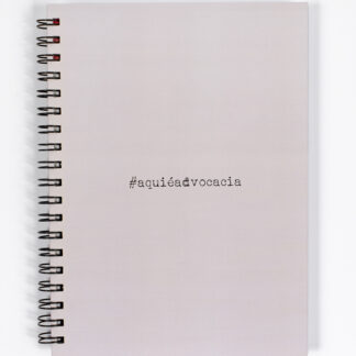 Caderno #aquiéadvocacia Cinza 102 Folhas