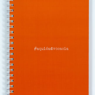 Caderno #aquiéadvocacia Laranja 102 Folhas