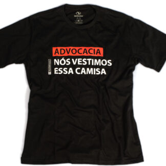 Camiseta Preta Nos Vestimos Essa Camisa G