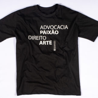 Camiseta Preta Advocacia Paixao P