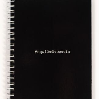 Caderno #aquiéadvocacia Preto 102 Folhas