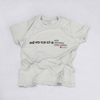 Baby Look Cor Cinza Advocacia Nós Vestimos Essa Camisa - Tam. G