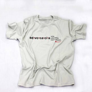 Camiseta Cor Cinza Advocacia Nós Vestimos Essa Camisa - Tam. G